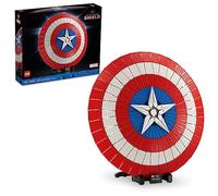 LEGO Marvel Captain America's Shield 76262 - Kit modello per adulti, replica da collezione dell'iconico scudo di Capitan America, questo set da costruzione Disney Marvel per adulti è un ottimo regalo