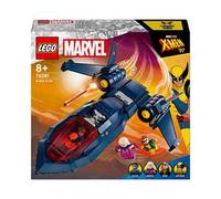 LEGO Marvel 76281 X-Jet di X-Men, Aereo Giocattolo per Bambini di 8+ Anni, Modellino da Costruire con Minifigure di Supereroi