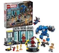 LEGO Marvel Laboratorio di Iron Man: Sala delle Armature - Giocattolo per Fan dei Supereroi con Mech e 5 Minifigure tra cui Aldrich Killian e Robot Dum-E - Regalo Avengers per Bambini da 8 Anni 76315