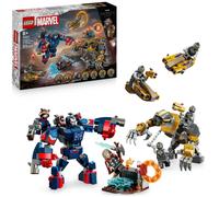 LEGO ǀ Marvel Avengers: Endgame Thor Contro Chitauri - Giocattolo con Mech, Figura di Gorilla e 7 Minifigure tra cui Thor, Rocket e Iron Patriot - Regalo da Supereroi per Bambini da 8 Anni - 76322