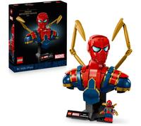 LEGO | Marvel Busto di Iron Spider-Man - Modellino da Esposizione per Adulti con 2 Braccia Mobili, Testa Girevole e Minifigure del Supereroe - Regalo da Collezione per i Fan degli Avengers - 76326