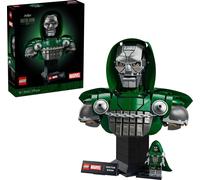 LEGO | Marvel Busto del Dottor Destino - Kit di Modellismo per Adulti da Esposizione con Minifigure da Collezione e Targhetta - Decorazione Camera da Letto Fai da Te - Regalo per Fan del Film - 76345