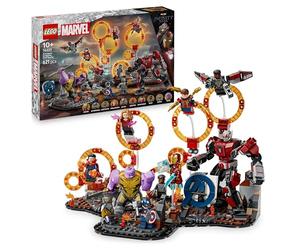 LEGO Marvel Avengers: Endgame La battaglia finale 76323 | Giochi per bambini da 10 anni, mech giocattolo di Ant-Man e 9 minifigure tra cui Capitan America, idea regalo, 621 pezzi