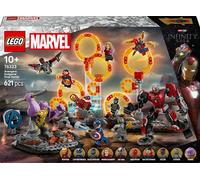 LEGO Marvel Avengers: Endgame la Battaglia Finale, Giocattolo con Figura di Thanos, Mech di Ant-Man e 9 Minifigure tra cui Capitan America, Iron Man e Doctor Strange - Regalo per Bambini 76323