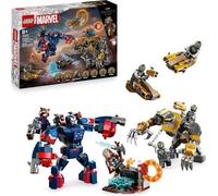 LEGO MARVEL AVENGERS ENDGAME THOR VS CHITAURI FIGURA DI GORILLA CON 7 MINIFIGURE
