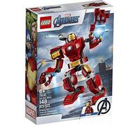 LEGO Marvel Avengers Iron Man Mech 76140 Kids’ Superhero Mech Figure, Building Toy with Iron Man Mech and Minifigure, New 2020 (148 Pieces)