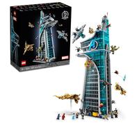 LEGO Marvel Avengers Tower Building Kit, ricreazione dettagliata dell'iconico quartier generale con scene di film classici, 31 figure e accessori autentici, regalo per fan e modellisti Marvel, 76269