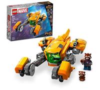 LEGO Marvel Baby Rocket’s Ship 76254 Buildable Spaceship Toy from Guardians of the Galaxy 3 Featuring Rocket Raccoon and Baby Rocket Minifigures, Collectible Super Hero Toy Gift for Kids Ages 8 and up