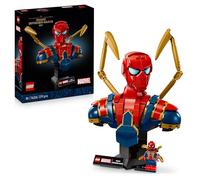 LEGO | Marvel Busto di Iron Spider-Man - Modellino da Esposizione per Adulti con 2 Braccia Mobili, Testa Girevole e Minifigure del Supereroe - Regalo da Collezione per i Fan degli Avengers - 76326
