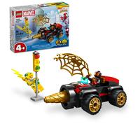 LEGO Marvel Drill Spinner Vehicle Miles Morales Spin Car with 2 Minifigures Marvel Toy from Disney+ TV Series Spidey and His Amazing Friends Gift f