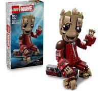 LEGO Marvel Ravager Jumpsuit Groot Figure - Collectible Superhero Toy - Cute D
