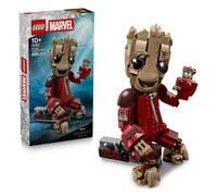LEGO Marvel Ravager Jumpsuit Groot Figure - Collectible Superhero Toy - Cute D