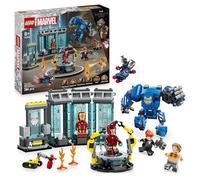 LEGO Marvel Laboratorio di Iron Man: Sala delle Armature - Giocattolo per Fan dei Supereroi con Mech e 5 Minifigure tra cui Aldrich Killian e Robot Dum-E - Regalo Avengers per Bambini da 8 Anni 76315
