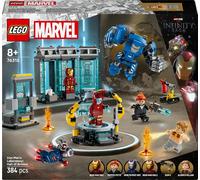 LEGO Marvel Laboratorio di Iron Man: Sala delle Armature - Giocattolo per Fan dei Supereroi con Mech e 5 Minifigure tra cui Aldrich Killian e Robot Dum-E - Regalo Avengers per Bambini da 8 Anni 76315
