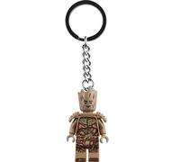 LEGO Marvel, portachiavi Groot, marrone, S, Verde, S