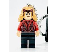 LEGO Marvel - Portachiavi Scarlet Witch - The Infinity Saga, Colore: rosso