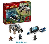 LEGO Marvel Super Heroes Black Panther, Rhino Face-off by The Mine 229 PCS