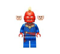 LEGO Marvel Super Heroes Captain Marvel Con Casco Minifigure Da 76153