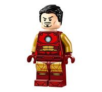 LEGO Marvel Super Heroes Iron Man Rosso Oro Armour Con Statuette Da 76287