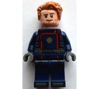 LEGO Marvel Super Heroes Minifigure Di Star-Lord Con Costume Blu Scuro 76255