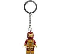 LEGO 854240 - Portachiavi Super Heroes Iron Man, lunghezza 9 cm, colore: Oro, gold, Der Iron Man Schlüsselanhänger ist 9 cm lang.