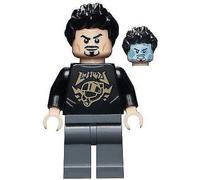 LEGO Marvel Super Heroes Tony Stark Black Jumper Minifigure Da 76194