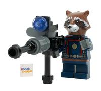 LEGO Marvel Supereroi: Mini figure di procione razzo con blaster