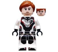 LEGO Marvel Vedova Nera Minifigure (Tuta Bianca) Separata Da 76126