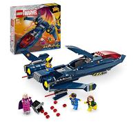 LEGO | Marvel X-Jet di X-Men, Aereo Giocattolo per Bambini e Bambine da 8 Anni in su, Modellino da Costruire di Aeroplano con Minifigure di Supereroi, Regalo per Ragazzi e Ragazze 76281