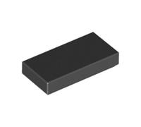 LEGO Mattoncini Parti 100x Nero 1x2 Mattonella Piatto Sottile Box 306926 3069