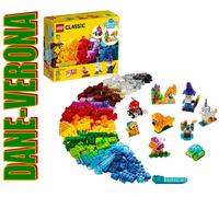 lego classic - mattoncini trasparenti creativi - 11013