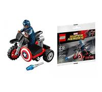 LEGO MAVEL SUPER HEROES - 30447 - CAPTAIN AMERICA MOTORCYCLE Collector POLYBAG