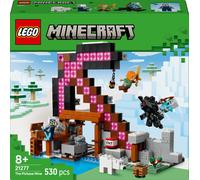 LEGO Minecraft La Miniera delle Piccozze - Giocattolo Interattivo da Costruire con Figure di Alex, Minatore e Cavalcatore di Ragno - Regalo per Gamer, Bambini e Bambine da 8 Anni da Collezione - 21277