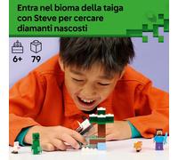 LEGO® Minecraft 21583 Avventura di Steve nella taiga