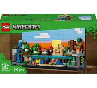 LEGO Minecraft Mini-Biomi Giocattolo - Decorazione Fai da Te in Miniatura per la Stanza da Gaming - Puzzle 3D con 5 Microfigure - Regalo per Gamer, Bambini, Bambine e Adolescenti da 12 Anni - 21589