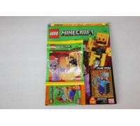 Lego Minecraft 3/2025 Mini Magazine Comics + Steve con armatura diamantata - ...