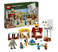 LEGO Minecraft Attacco al Villaggio del Ghast-Pallone - Giocattolo con Casa di S