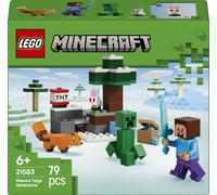 Lego minecraft 21583 - avventura di steve nella taiga