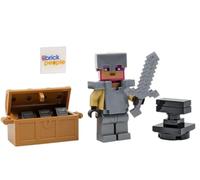 LEGO Minecraft: Cavaliere Minifigure con petto e incudine