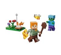 LEGO Minecraft Conflitto intorno al fuoco di bivacco di Alex 30732 31 pezzi