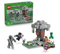 LEGO Minecraft Giardino Pallido - Bioma Giocattolo in Miniatura con Minifigure di Creaking e Mothman, e le Figure di Creeper e di Scheletro - Regalo per Gamer, Bambini e Bambine da 7 Anni - 21586