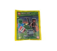 Lego Minecraft Guerriero Orco con Baby Hoglin & Cubo Magma - Paperbag