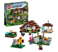 lego minecraft - il villaggio abbandonato - lego 21190 con accampamento per cacciatore, officina, fattoria e casa anni 8+