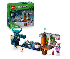LEGO Minecraft L’Incontro con il Sorvegliante - Giocattolo Interattivo con Minifigure, Mob e Funzione TNT di Caduta Massi - Regalo per Gamer, Bambini e Bambine da 7 Anni in su da Collezione - 21274