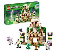 LEGO Minecraft La Fortezza del Golem di Ferro, Castello Giocattolo che si Trasforma in Action Figure con 7 Personaggi tra cui Cavaliere di Cristallo, Cavalieri Scheletrici e Creeper Caricato 21250