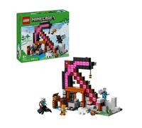 LEGO Minecraft La Miniera delle Piccozze - Giocattolo Interattivo da Costruire con Figure di Alex, Minatore e Cavalcatore di Ragno - Regalo per Gamer, Bambini e Bambine da 8 Anni da Collezione - 21277