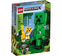 LEGO Minecraft Maxi-Figure Creeper e Gattopardo, Set da Costruzione, Giocattoli per Bambini dai 7 Anni in su, 21156