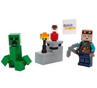 LEGO Minecraft: Minatore e Creeper con accessori per miniere