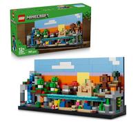 LEGO Minecraft Mini-Biomi Giocattolo - Decorazione Fai da Te in Miniatura per la Stanza da Gaming - Puzzle 3D con 5 Microfigure - Regalo per Gamer, Bambini, Bambine e Adolescenti da 12 Anni - 21589