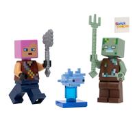 LEGO Minecraft: Pack combinado de Aventurero con Ahogado y Ajolote - 6